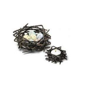Wildewood Twig Bird Nest / Pillar Candle Holder (Large)  