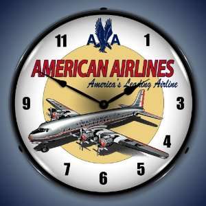  American Airline Vintage Lighted Wall Clock