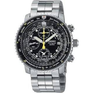   Analog Digital World Time Flight Chronograph Watch Seiko Watches