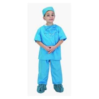  Jr Doctor Scrubs   Blue Child Costume Size 12 14  Toys & Games