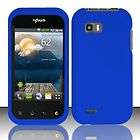LG MyTouch Q (slide phone) C800 T Mobile Hard Case Snap Cover Blue 