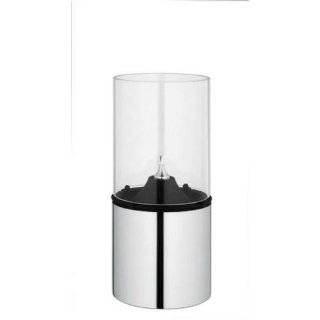  Stelton Oil lamp, frosted glass shade, 7.1 x 3.4 in