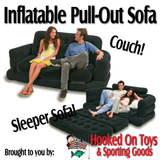 Intex Inflatable Pull Out Sofa   Queen Sleeper Sofa for Dorm Kids 