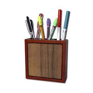  Florene Designer Texture   Hickory Wood   Tile Pen Holders 