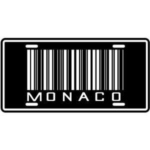 NEW  MONACO BARCODE  LICENSE PLATE SIGN COUNTRY
