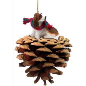  Basset Hound Dog Pinecone Ornament
