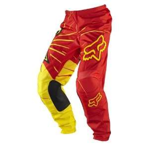  Fox Racing 180 Rockstar Pant [Red/Yellow] 28 Sports 