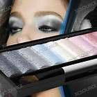 10colors Baked Eye shadow Shimmer Makeup Brushes Cosmetic Palette Set 