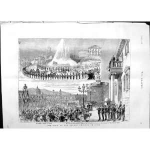   1888 German Emperor Rome Piazza Termini King Quirinal