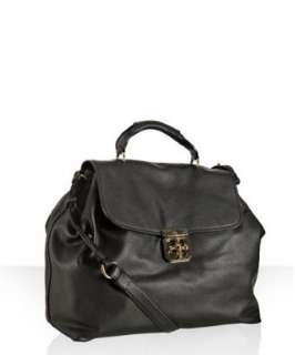 Chloe black leather Elsie large top handle bag   