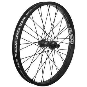 Eclat Front Straight Wall BMX Bike Wheel   36 H   Black  