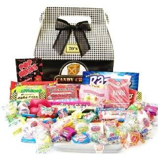   Retro Candy Gift Box Decade Box Gift Basket   Classic 70s Candy