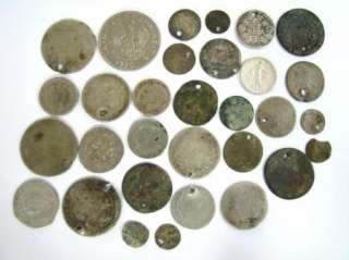   31 DIFFERENT COUNTRIES COINS VINTAGE&ANTIQUE USA GERMANY FRANCE #2