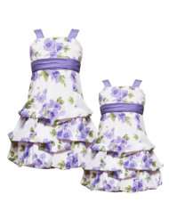   PURPLE FLORAL PRINT PICKUP BUBBLE SKIRT Special Occasion Wedding