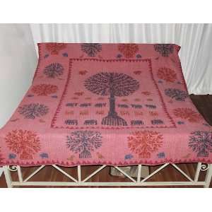 com Ethinic Classic Designer Rajrang Handmade Bedspread Tree of Life 