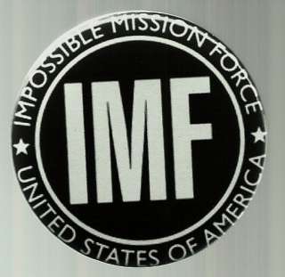 IMF LOGO   Impossible Mission Force (United States of America   Button 