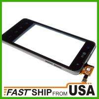 USA LG G2X Touch Glass Lens Screen Digitizer + Frame Faceplate Housing 