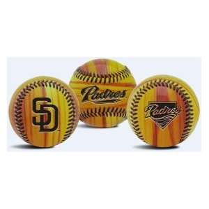  San Diego Padres Wood Grain Baseball