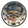 NEW Med Tropical Nautical Surfboard Kitchen Wall Clock  