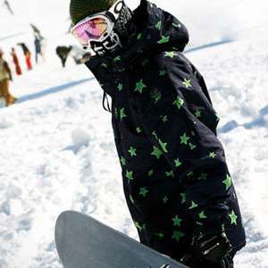 Southplay Winter Star patton Waterproof Ski Snowboard Wear(Blue,Size 