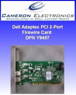 Dell Adaptec AFW 2100 Fire Wire Controller Card Y9457  
