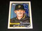 JIM LEYLAND autograph 1992 TOPPS signed card PIRATES 92  
