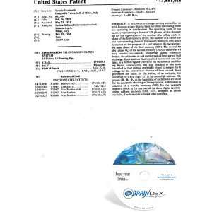  NEW Patent CD for TIME SHARING TELECOMMUNICATION SYSTEM 