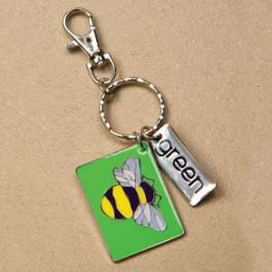  Demdaco Bee Green Keychain