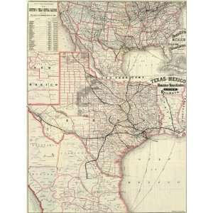  Texas and Mexico, Houston and Texas Central Railways, 1885 