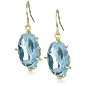  Misha Blue Topaz Claw Earrings Jewelry