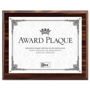  3 Pack Award Plaque, Wood/Acrylic Frame, fits up to 8 1/2 