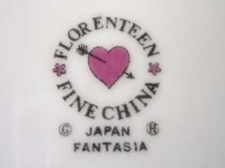Florenteen Fine China Fantasia DINNER PLATES Floral  
