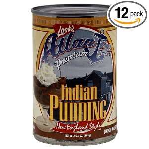Atlantic Indian Pudding, 15.5 Ounce Tin (Pack of 12)  