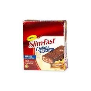  Slim Fast Optima Meal Bar Milk Chocolate Peanut   6 