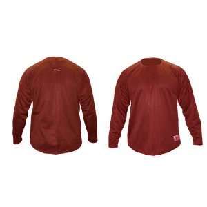 Batting Practice Fleece Sweatshirt (Red) (3X Large 