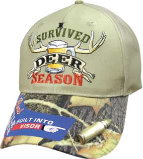 Ball Cap Bottle Opener   Camo Style Hunting & Fishing Hat   7 Styles 