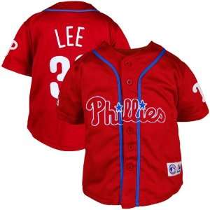   Phillies Toddler Closehole Mesh Player Jersey   Red 