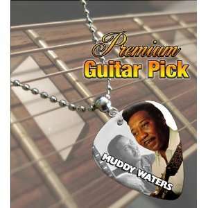  Muddy Waters Premium Guitar Pick Necklace Musical 
