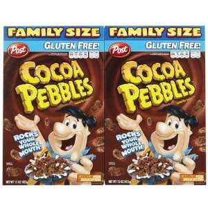  Post Cocoa Pebbles, 15 oz, 2 ct (Quantity of 2) Health 