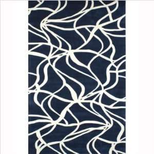  American Home Rug Company AT077 NYWH Kinetic Navy/White 