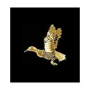  14KT Gold Duck Pendant/14kt yellow gold Jewelry