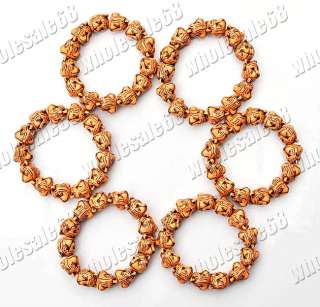 FREE wholesale 30pcs resin tiger bead link bracelet NEW  