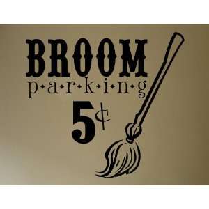   Decoration Wall Decals Broom parking 5 cents 