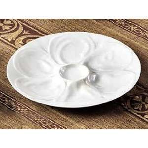  White China Oyster Plate 9   24/CS