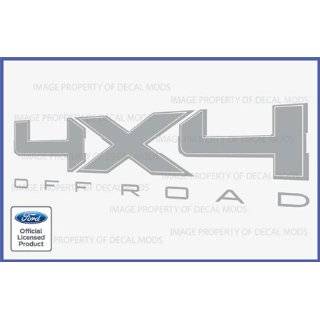 Ford F150 Metallic Silver 4x4 Off Road Decals Stickers  CMS (2009 2012 