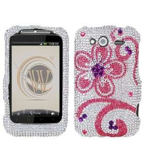  Rhinestones Protector Case for HTC Wildfire S (T Mobile USA 