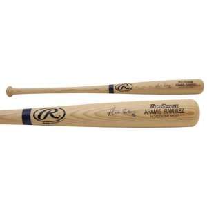 Aramis Ramirez Autographed Big Stick Name Engraved Blonde Baseball Bat 