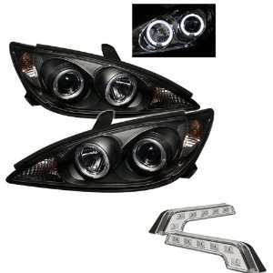  Carpart4u Toyota Camry Halo Black Projector Headlights and 
