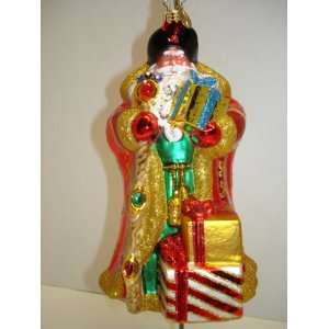 Christopher Radko 7.5 Siberian Stance Limited Edition Santa Ornament