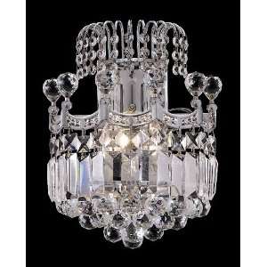 Royal Throne 2 Light 12 Chrome or Gold Wall Sconce with European or 